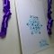Handmade Christmas Card - Decorated With Hanging Die Cut Snowflakes & Beads