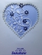Luxury Handmade Valentine Day Card - YOU ARE MY SUNSHINE - Decorated With Beautiful Die Cut Floral Heart & Fine Beads