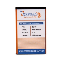 Mobilla Lithium-Ion Mobile Phone Battery, Capacity: 1050 Mah, Voltage: 3.7V
