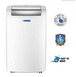 Blue Star 1 Ton Portable AC White and Grey on No Cost EMI